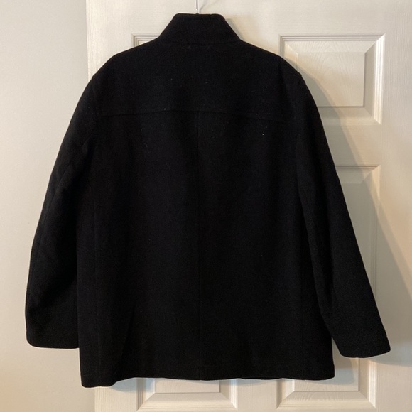 Nautica Man Wool 67% 12 % cashmere 21 Naylon Coat long 31 bust 44” - Picture 4 of 12